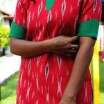 WOMEN’S ELEGANT RED KURTI SET WITH DUPATTA