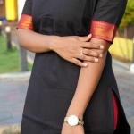 WOMEN’S ELEGANT BLACK KURTI SET WITH DUPATTA