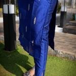 WOMEN’S ELEGANT BLUE KURTI SET WITH DUPATTA